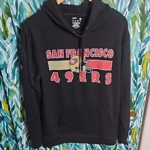 San Francisco 49ers Black Mens Hoodie - Size S